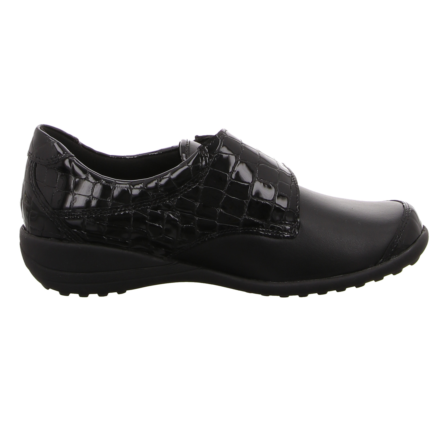 Waldläufer Halbschuh schwarz schwarz