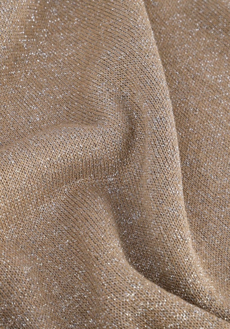 SUMMUM bruine summum top oversized sleeveless sweater shimmering lurex knit