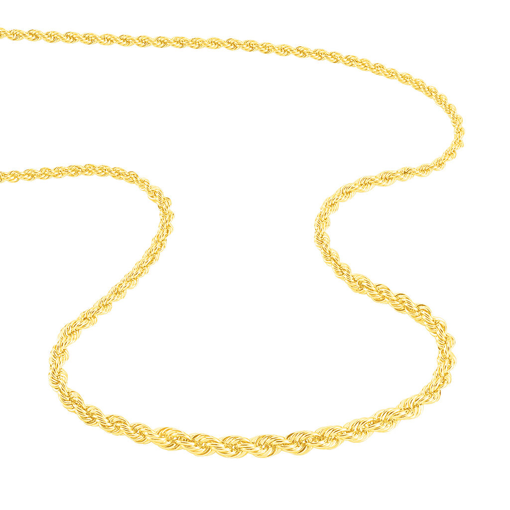 Collier Jerry Danilo Maille Corde Or Jaune