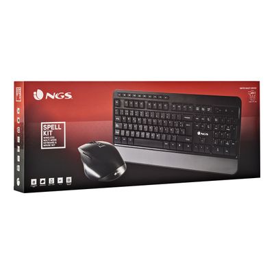 NGS Spell Kit - Ensemble clavier et souris sans fil - Azerty