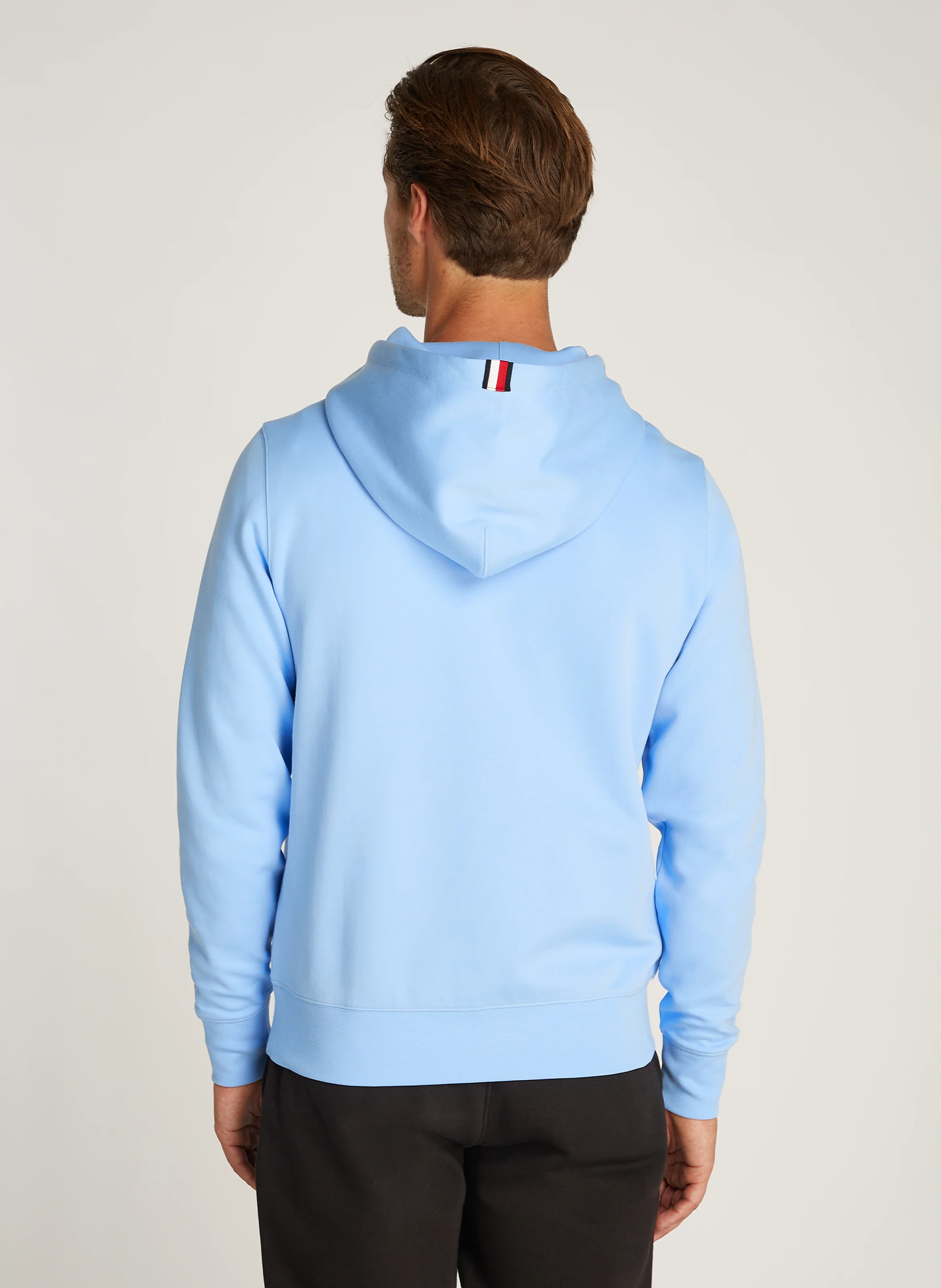 Sweat à capuche en coton mélangé | Bleu