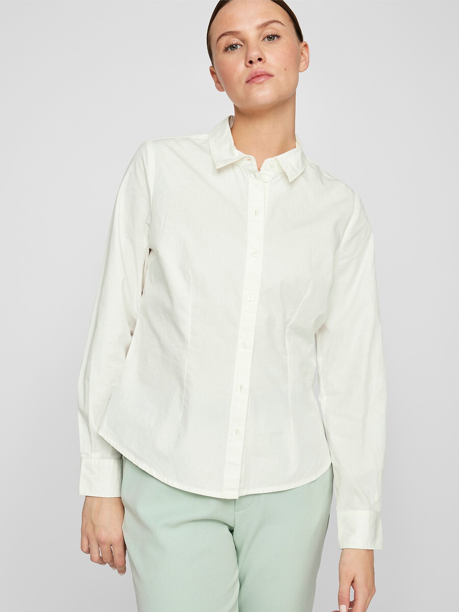 VILA<br>Camisa de manga comprida ajustada