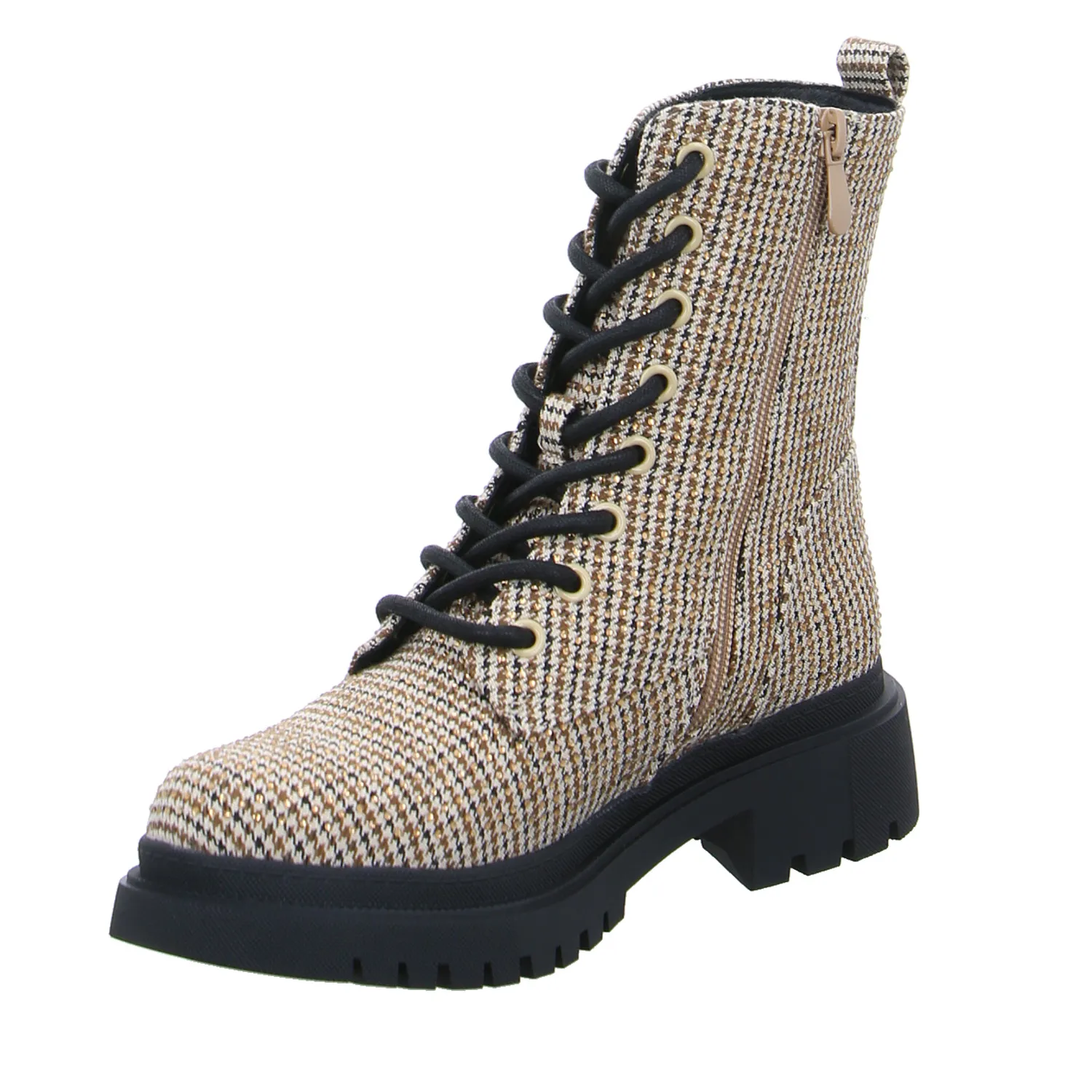 LA STRADA Boot Beige Textil