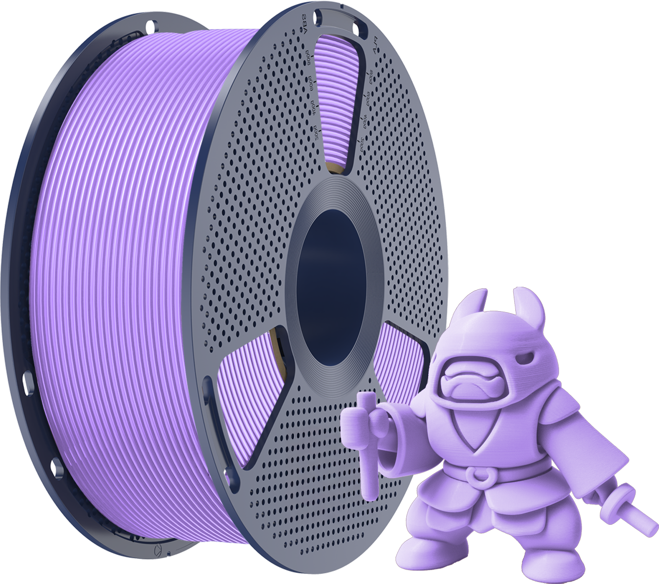 SUNLU  PLA Meta Taro Purple, 1,75 mm / 1000 g    Modifiziertes PLA Material für den High Speed Druck