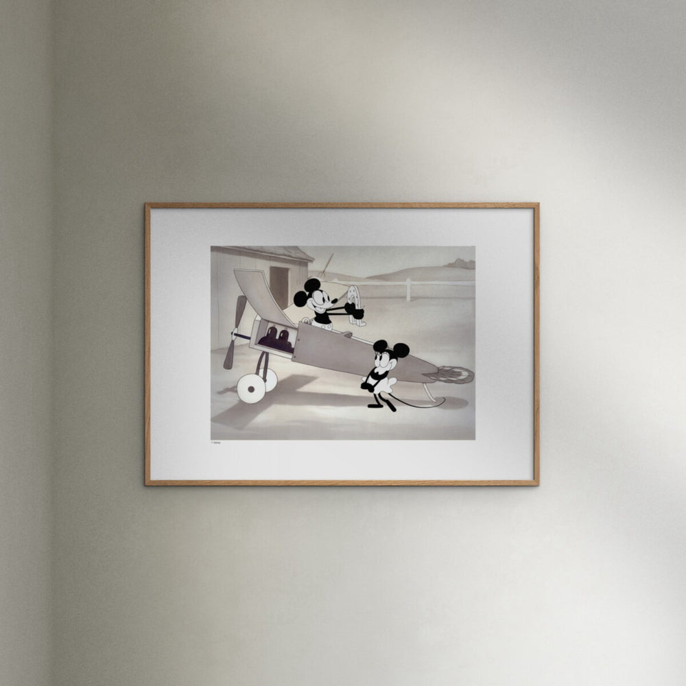 Køb Poster & Frame Disney - Vintage Crazy Plane No. 02