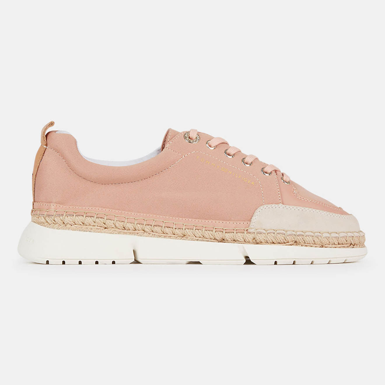 Tommy Hilfiger Baskets espadrilles Sporty Hybrid rose poudré