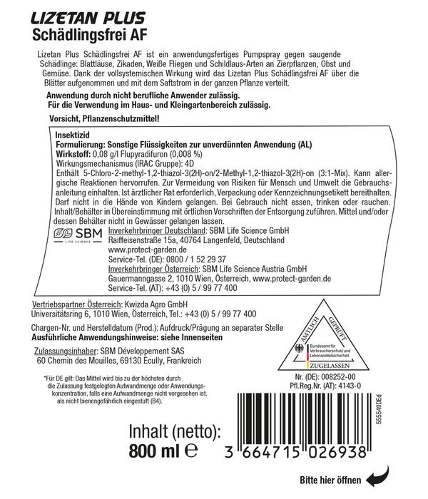 PROTECT GARDEN Lizetan Plus Schädlingsfrei