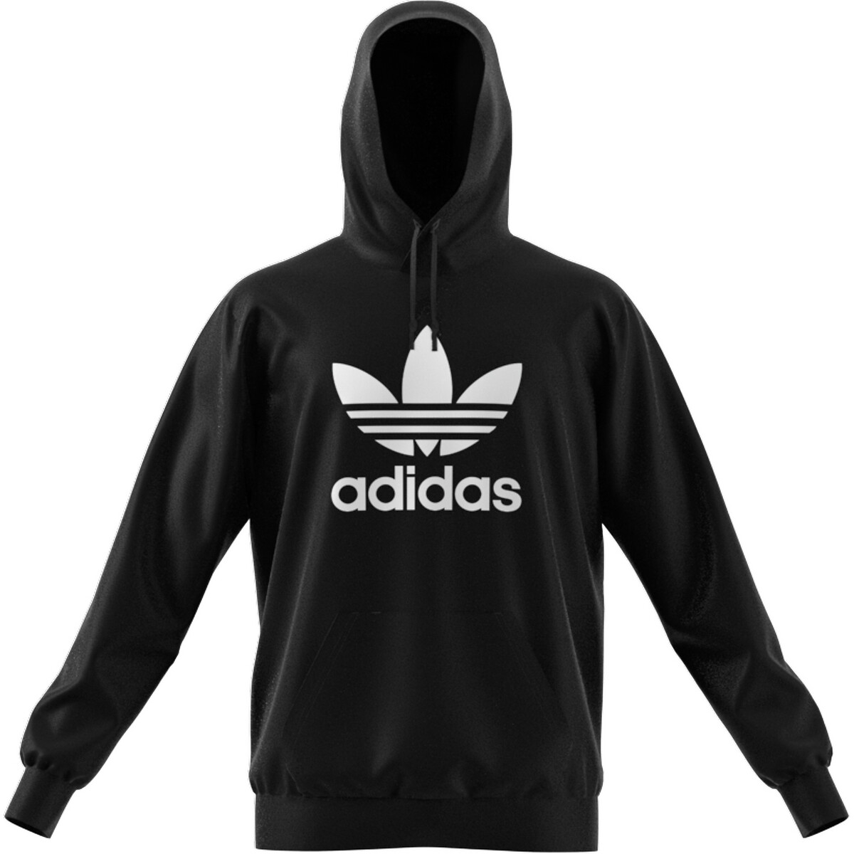 adidas Originals<br>Moletom com capuz e logo Trefoil