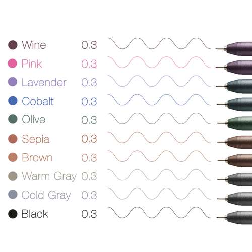 COPIC® Multiliner 10er-Set, farbig