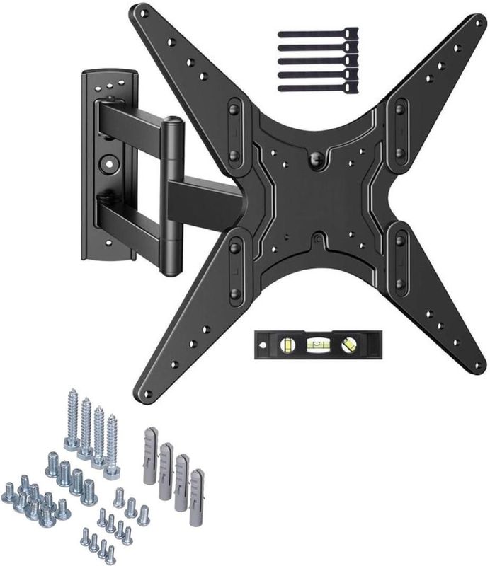 Zwenkbare TV beugel - VESA 75/100/200/300/400 - Max. gewicht: 35 kg - 23 t/m 55 inch - Allteq