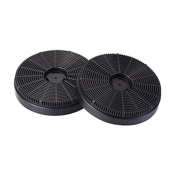 Filtre à charbon rond CARBFILT50 GoodHome Ø 15,8 cm noir