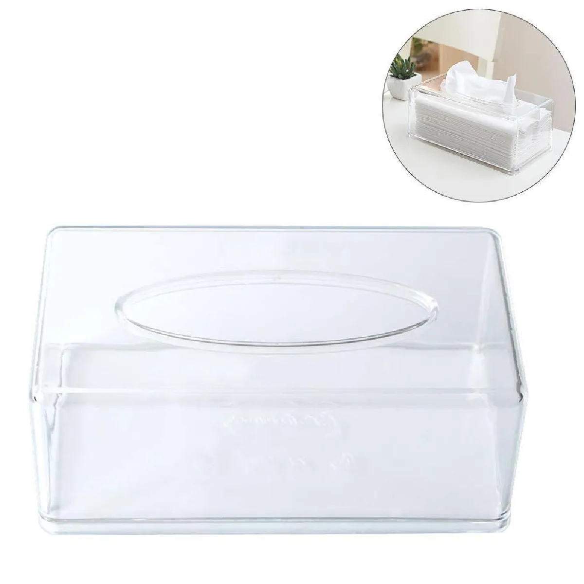 Universal Boîte à mouchoirs transparente - Organisateur
