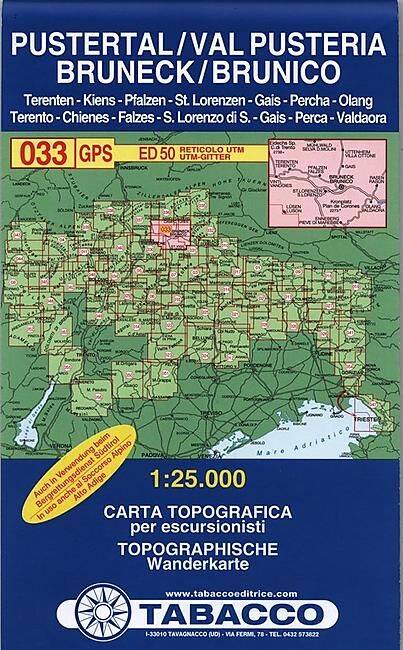 TABACCO - 33 VAL PUSTERIA 1 25 000