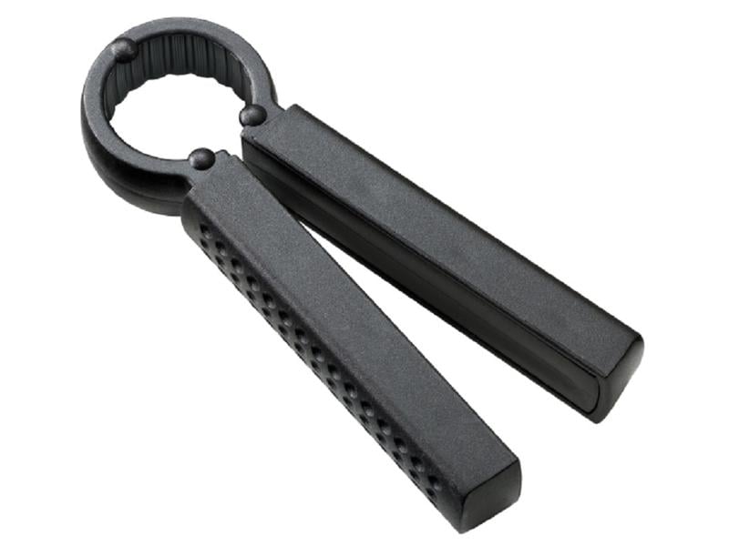 Moha Flaschenöffner Twisty Schwarz Drehverschlussöffner in Schwarz