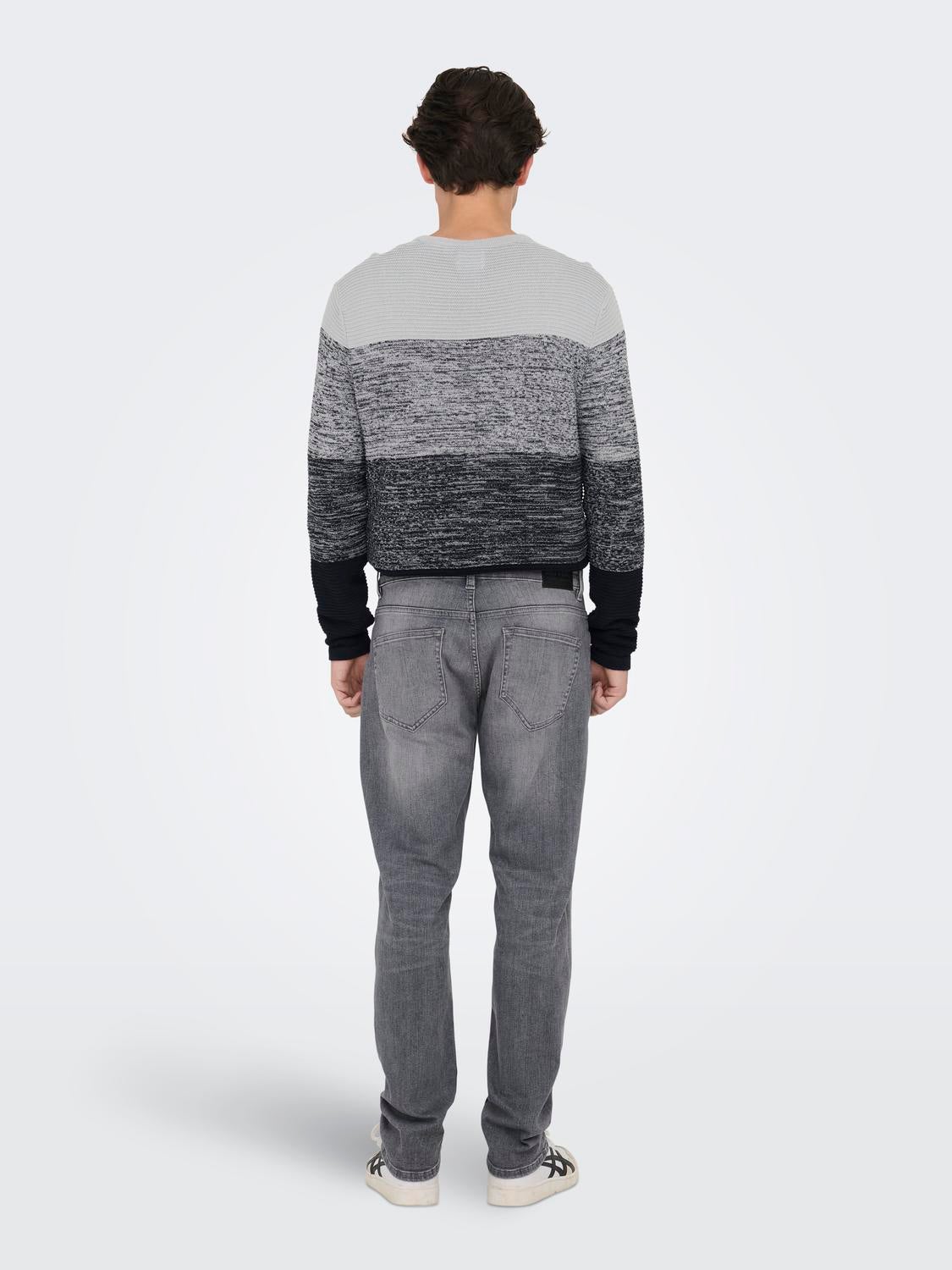 ONSWEFT Mittlere Taille Normal geschnitten Jeans Medium Grey Denim