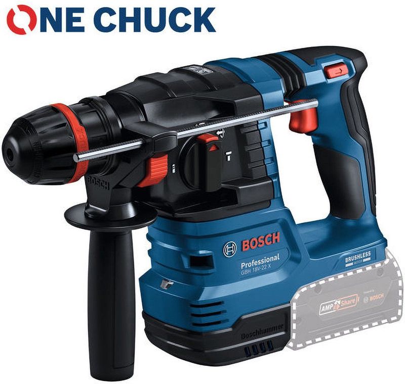 Bosch - GBH 18V-22 X - Boorhamer - Blauw - Kunststof