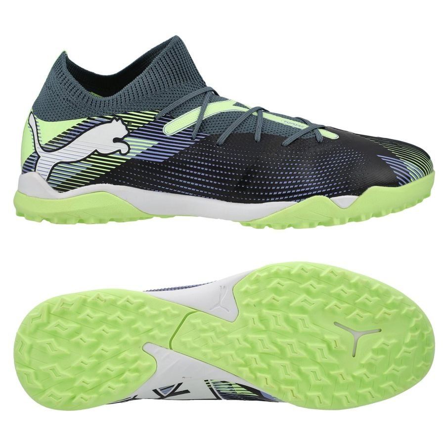 PUMA Future 7 Match TT Lights Out - Gray Skies/Blanc/Fizzy Apple