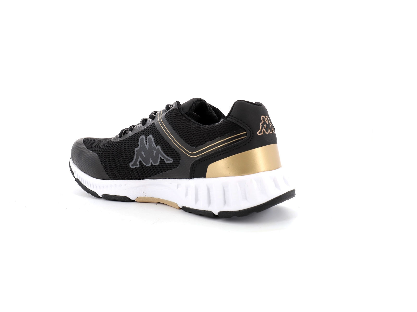 Kappa-3117L1W Matières combinées Noir Or