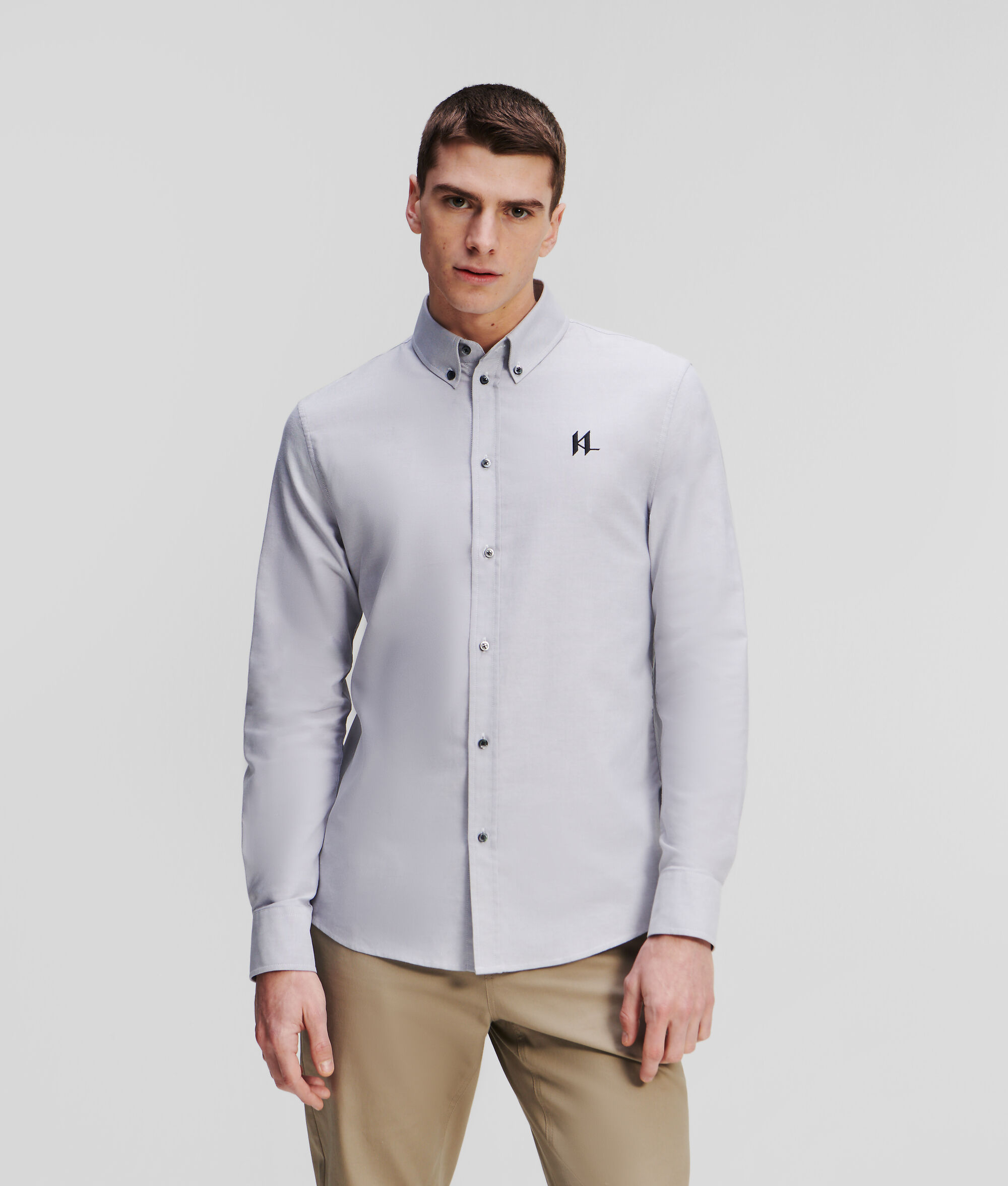 CHEMISE OXFORD KL MONOGRAM
