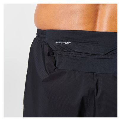 Pantalon de Trail Imperméable Kiprun Noir
