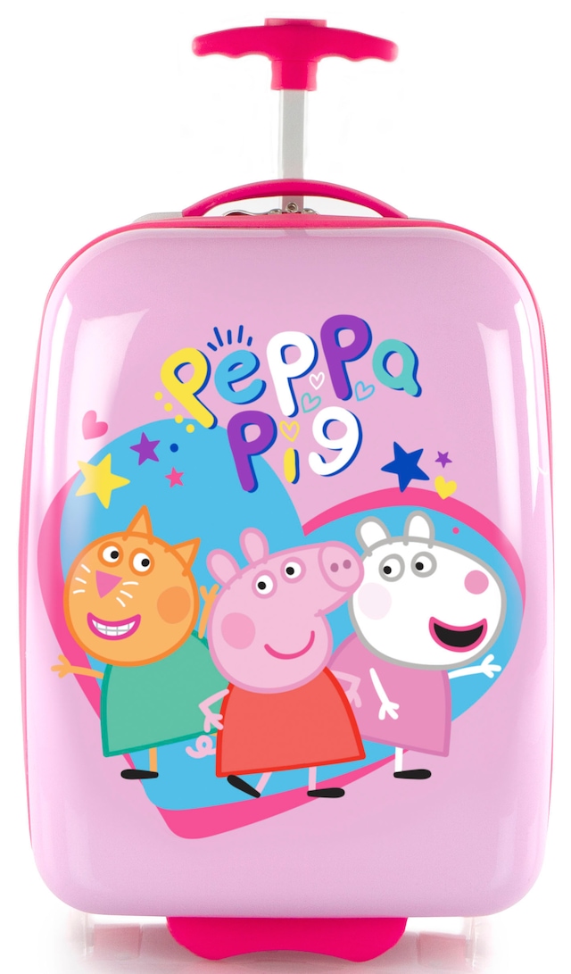 Heys Kinderkoffer »Peppa Pig rosa, 46 cm« 26 l 2 Rollen Heys  Kindertrolley Handgepäck-Koffer