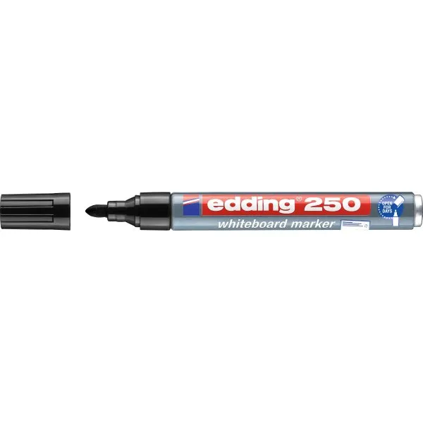Whiteboardmarker Edding 250 - med 4 stk. ass. farver 1.5-3.0 mm