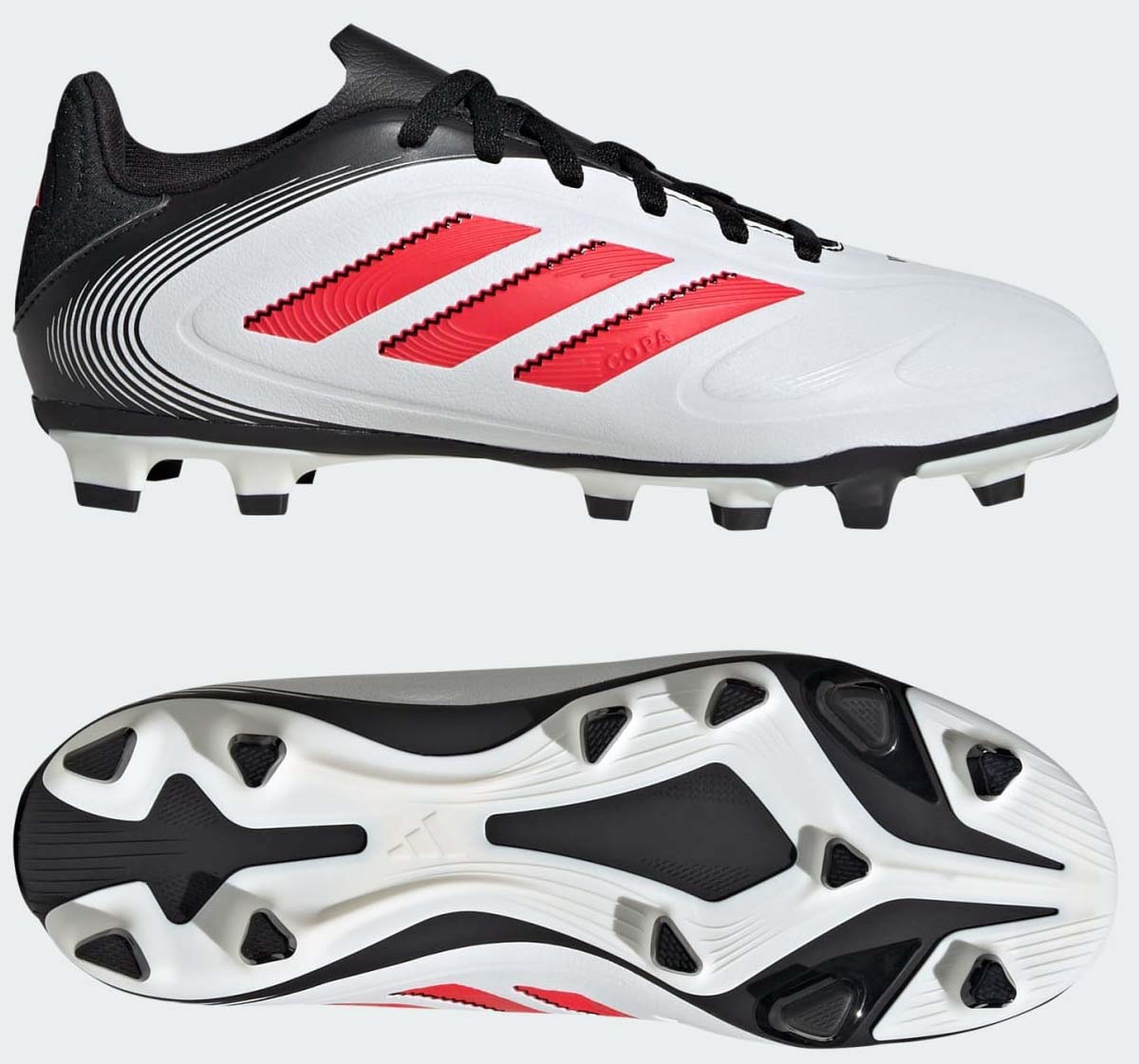 Copa Pure III Club FG/MG Junior Cloud White/Lucid Red/Core Black