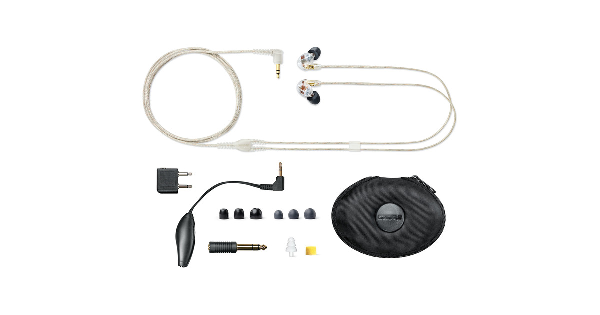 SHURESE535 Pro Professional Sound Isolating Earphones in-ear oortjes  (Transparant)