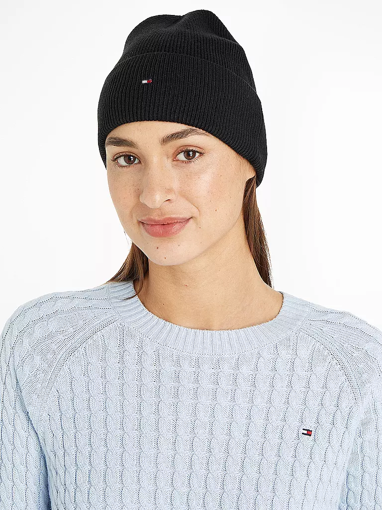 TOMMY HILFIGER Mütze - Haube schwarz