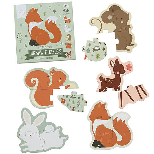 A little lovely company puzzels bosvriendjes - 5st