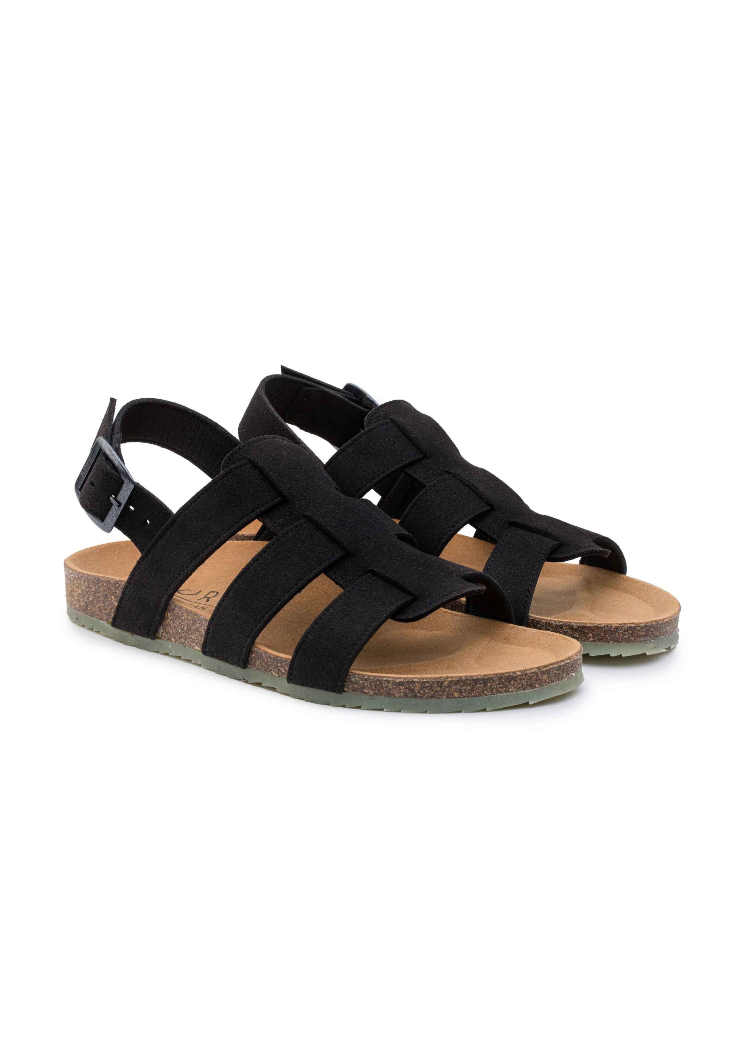 Zouri from the Ocean Sandalen Nilo Black - vegan