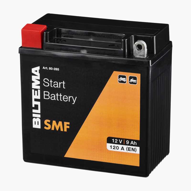 MC-batteri SMF, 12 V, 9 Ah, 136 x 75 x 141 mm