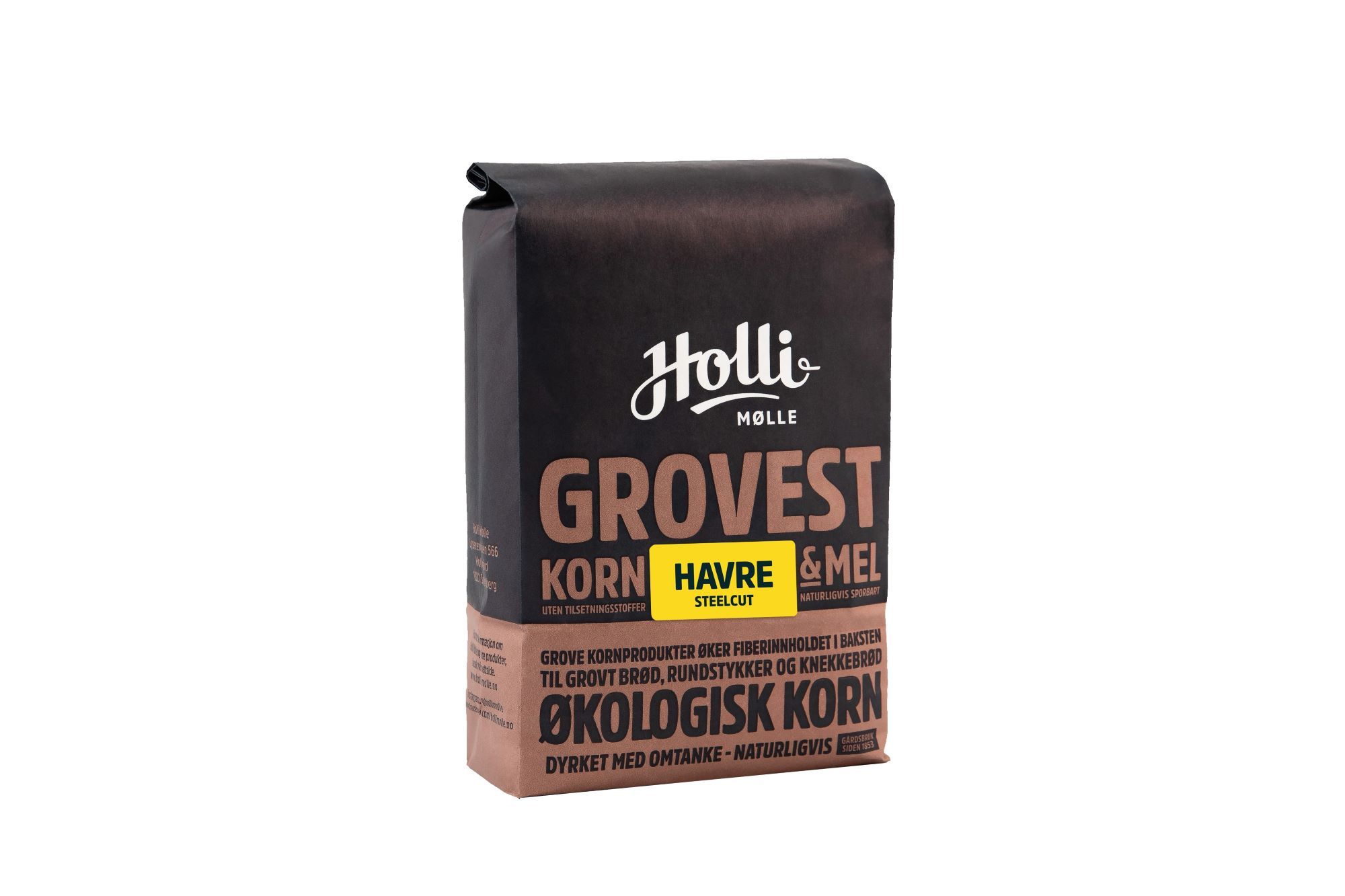 Holli Mølle Økologisk Havre Steelcut