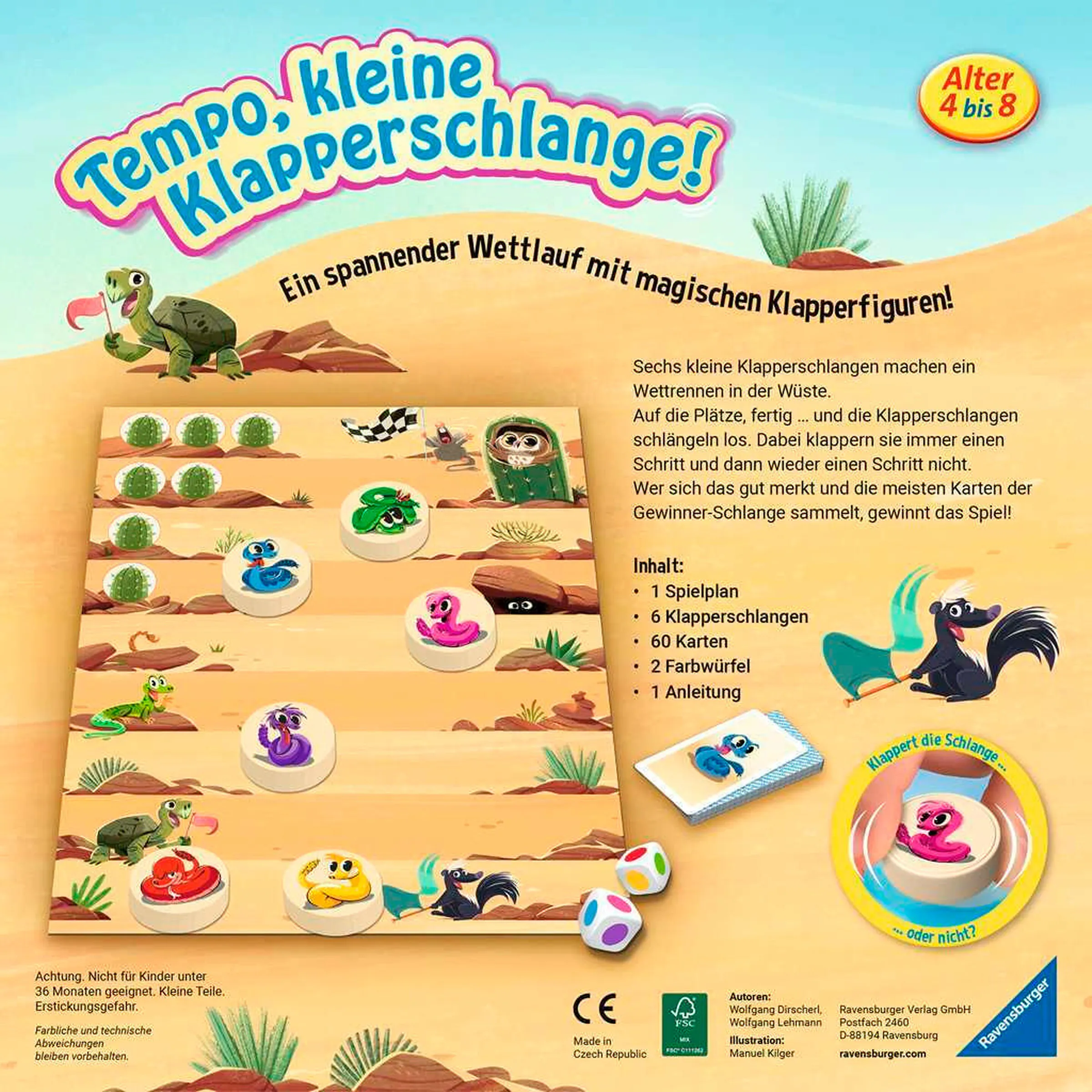 Ravensburger Tempo, kleine Klapperschlange!