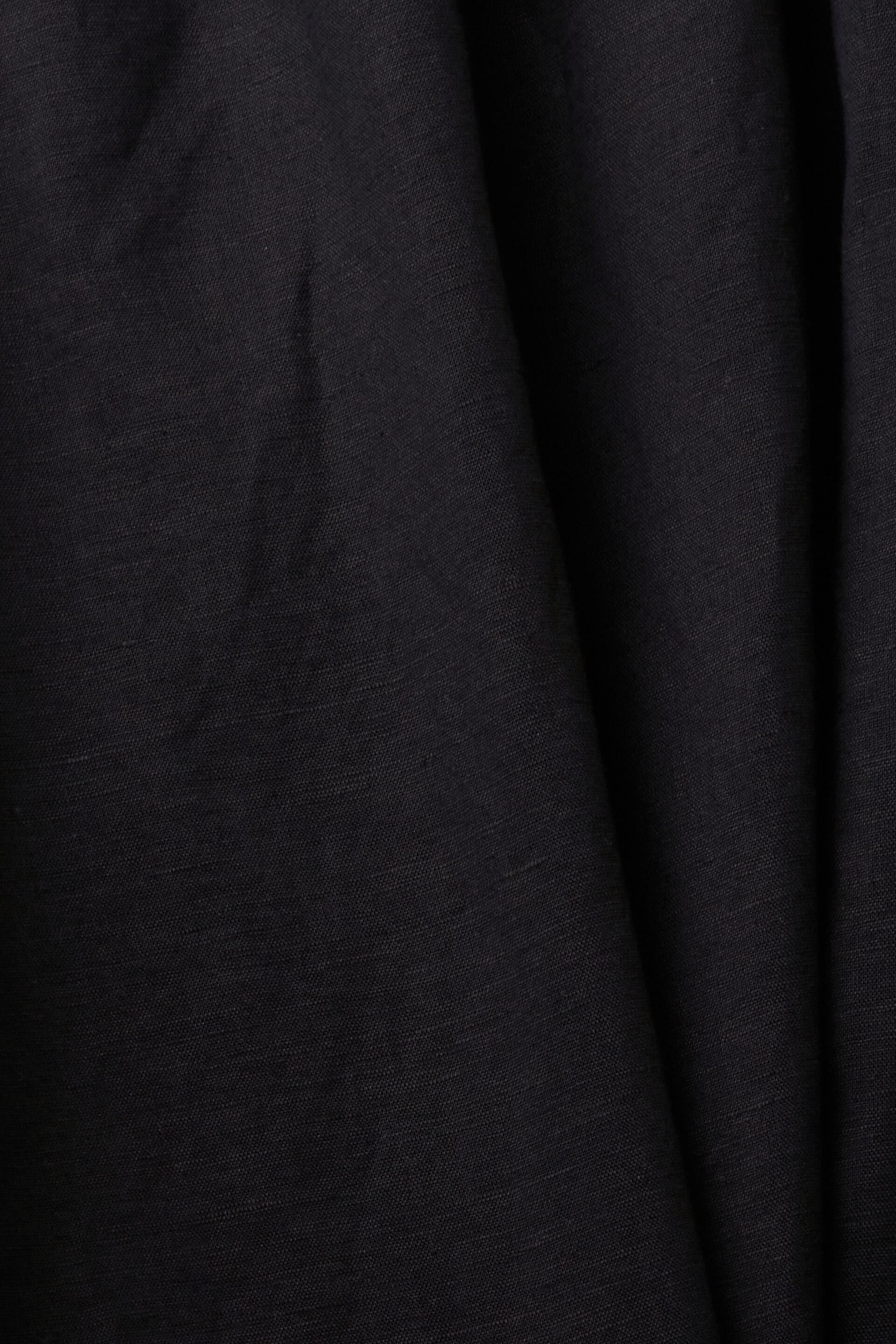 Blouse sans manches en lin mélangé