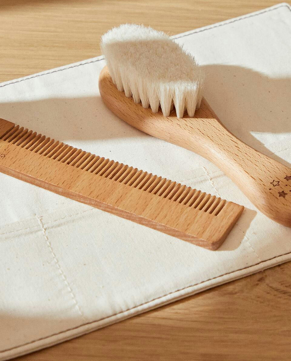 Conjunto de escova e pente para bebês