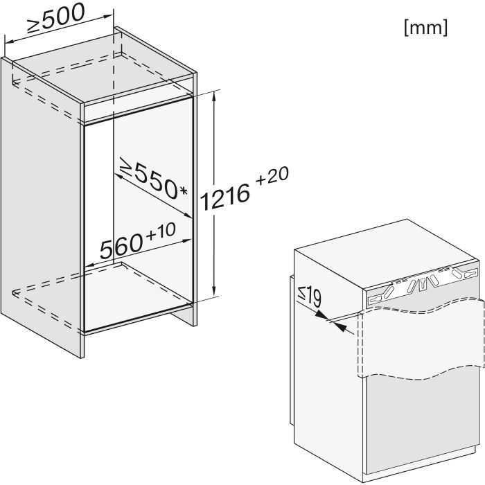 Miele Einbau-Kühlschrank K 7344 D
