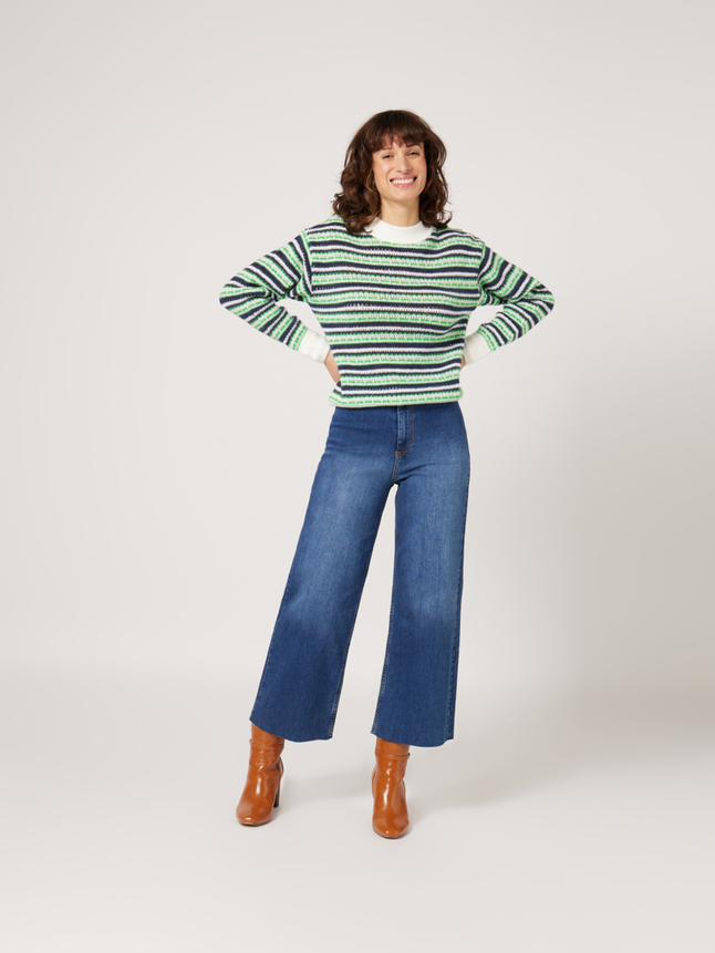 Pull à rayures