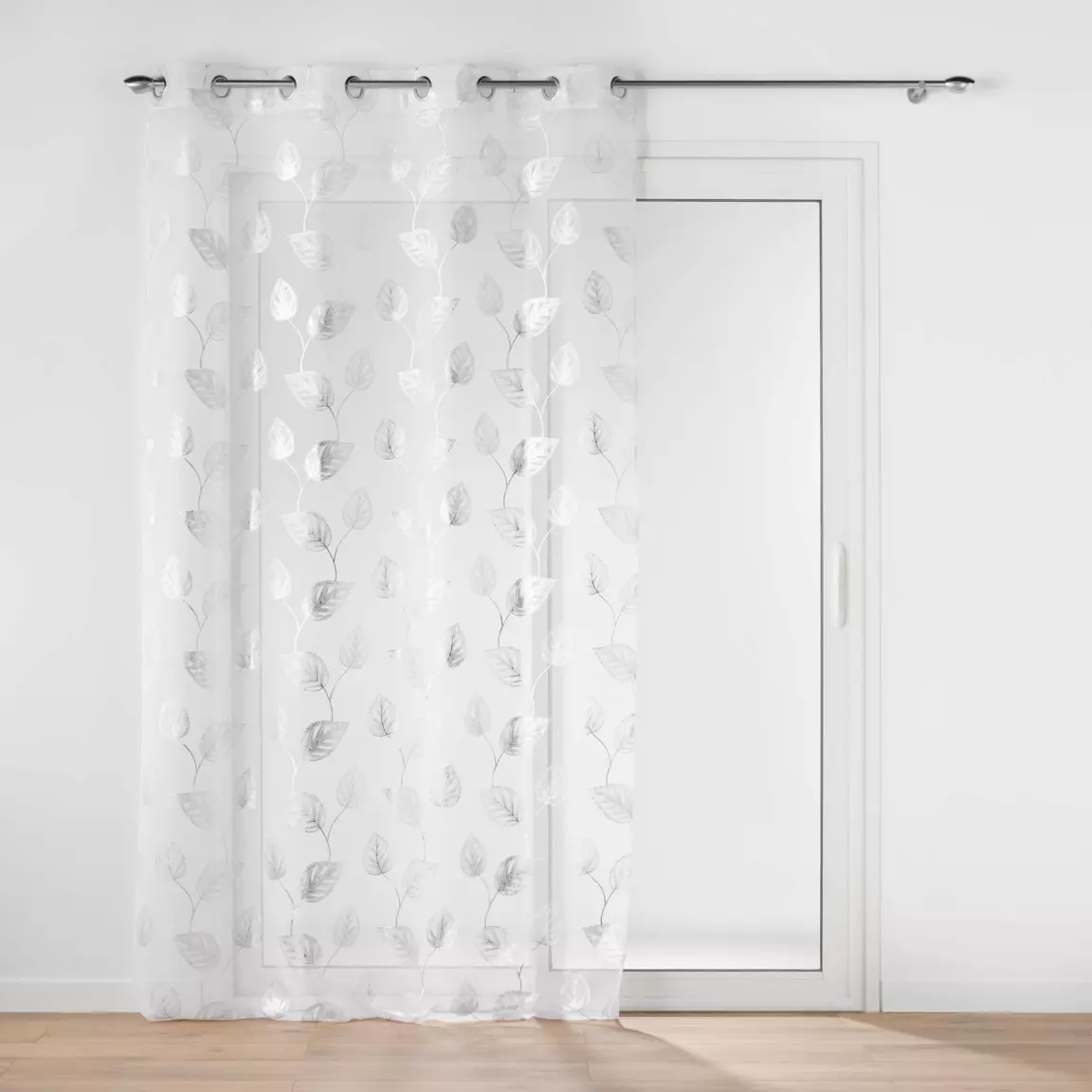 Voilage œillets (140 x 280 cm) Edelia Argent