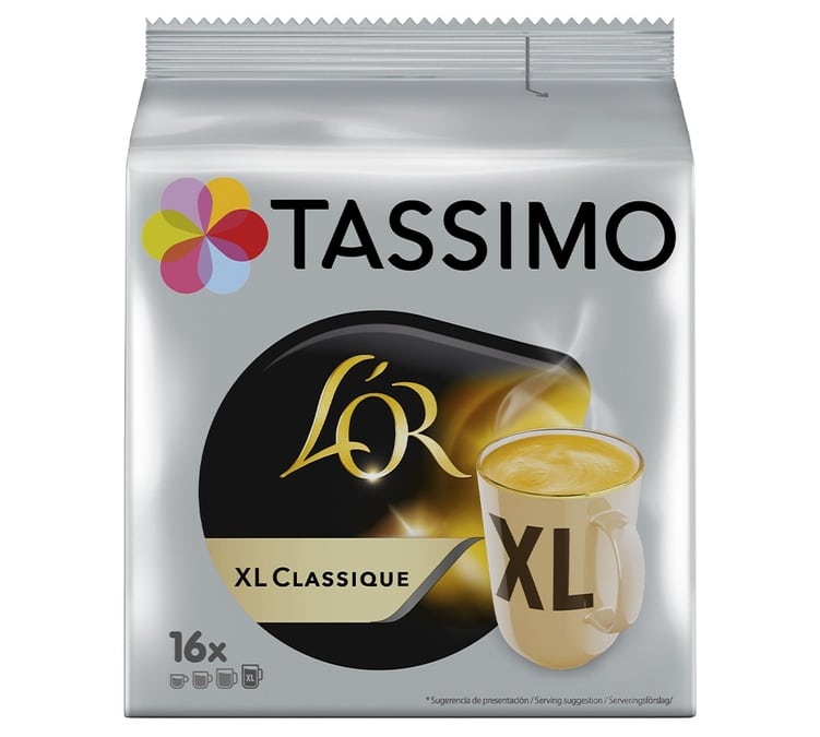 16 dosettes L'Or XL Classique - TASSIMO