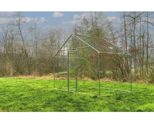 DIY-ren met rits, ca. 3 x 2 x 2,5 m, ZI-CR322, voor kippen, pluimvee, konijnen en cavia's