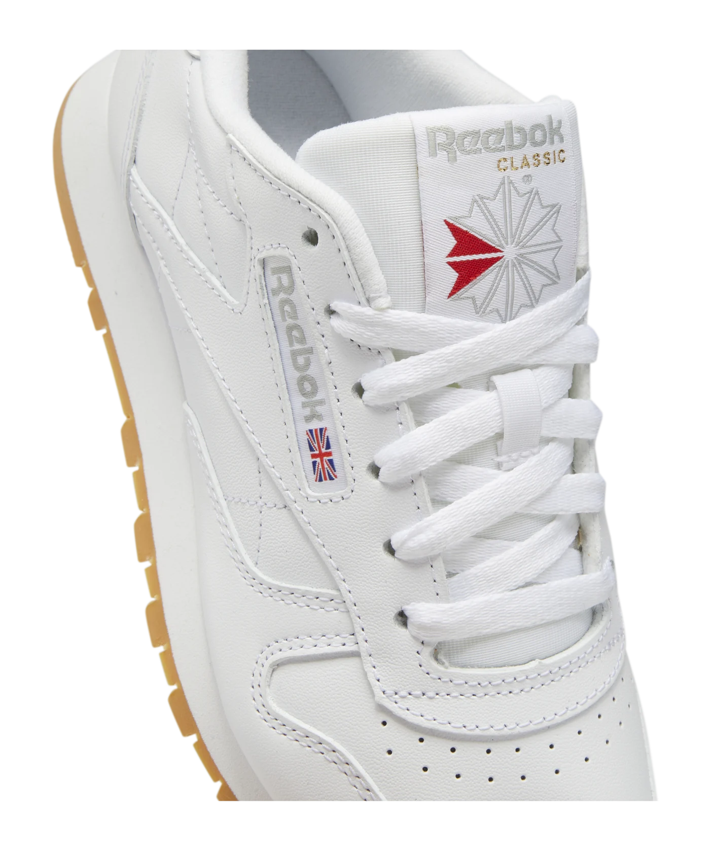 Reebok Classic Leather Damen Weiss Grau