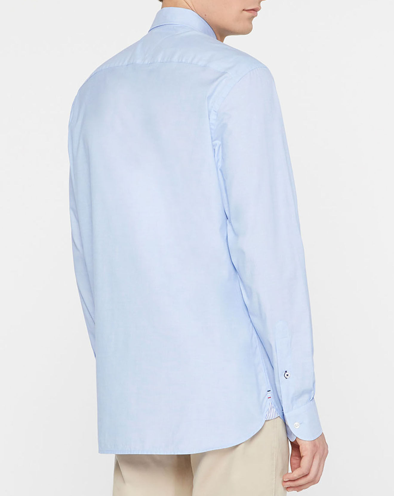 Tommy Hilfiger Chemise 100% Coton Bio regular fit natural soft bleu ciel
