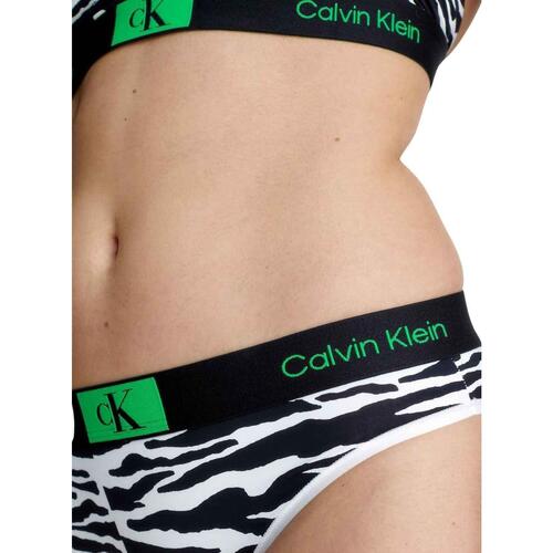 Calvin Klein Jeans - MODERN BIKINI SPLIT TIGER PRINT Blanco