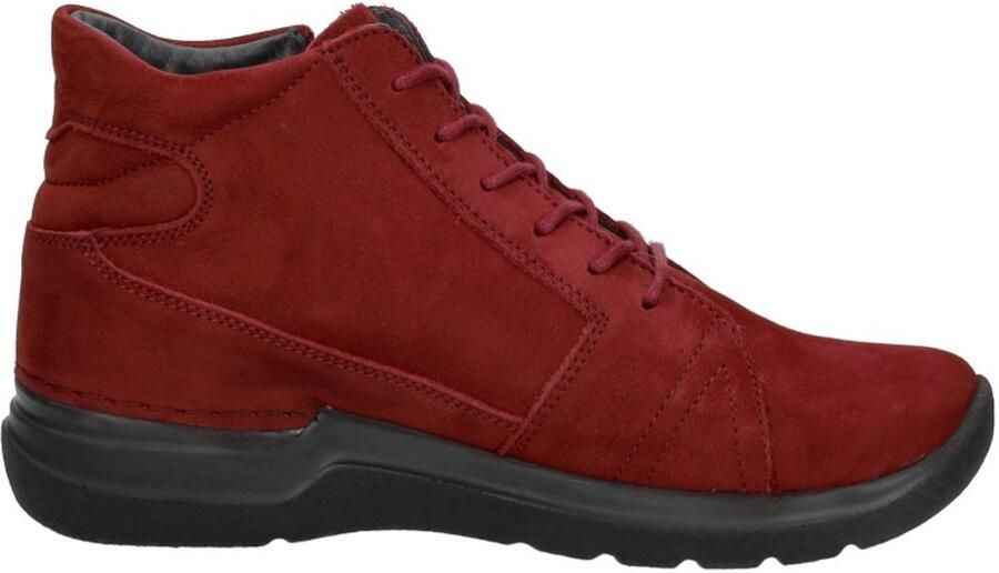 Wolky Why Veterschoenen Hoog Rood