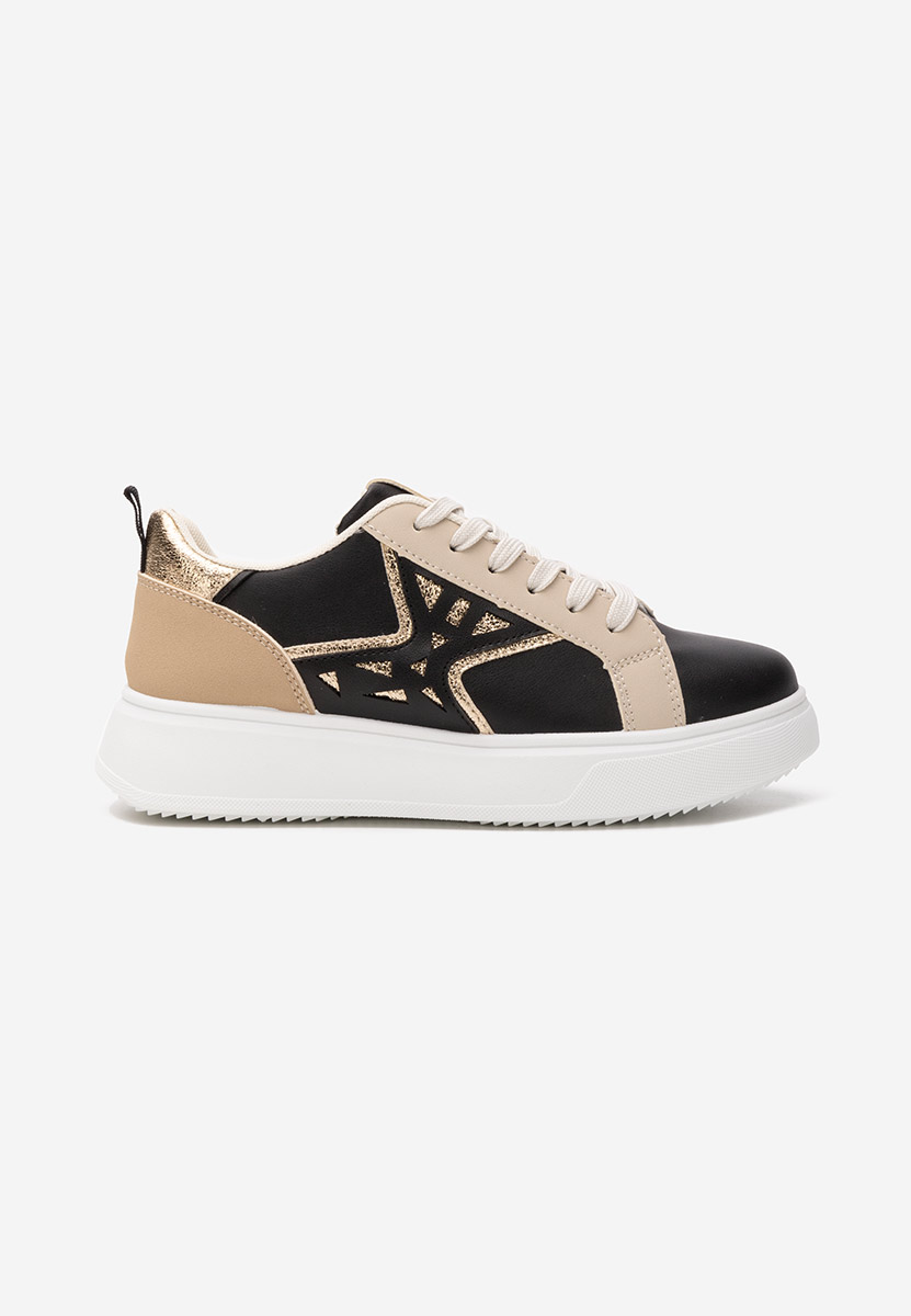 Baskets pour femme noirs Elizebeth