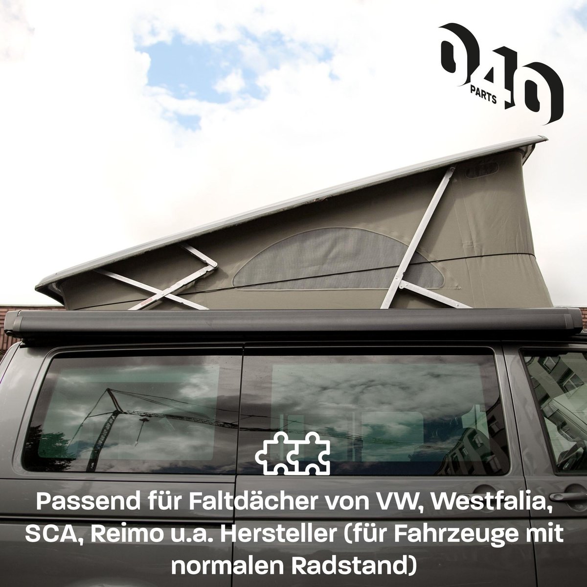 040Parts Hefdak spanelastiek - VW T5 T6 T6.1 T7