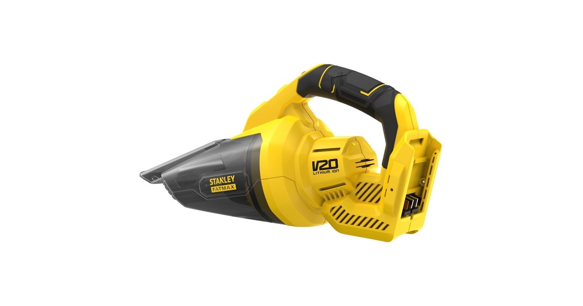 StanleyFATMAX 18V Kruimeldief SFMCVH001B-XJ handstofzuiger  (Geel/zwart, Zonder accu en oplader)