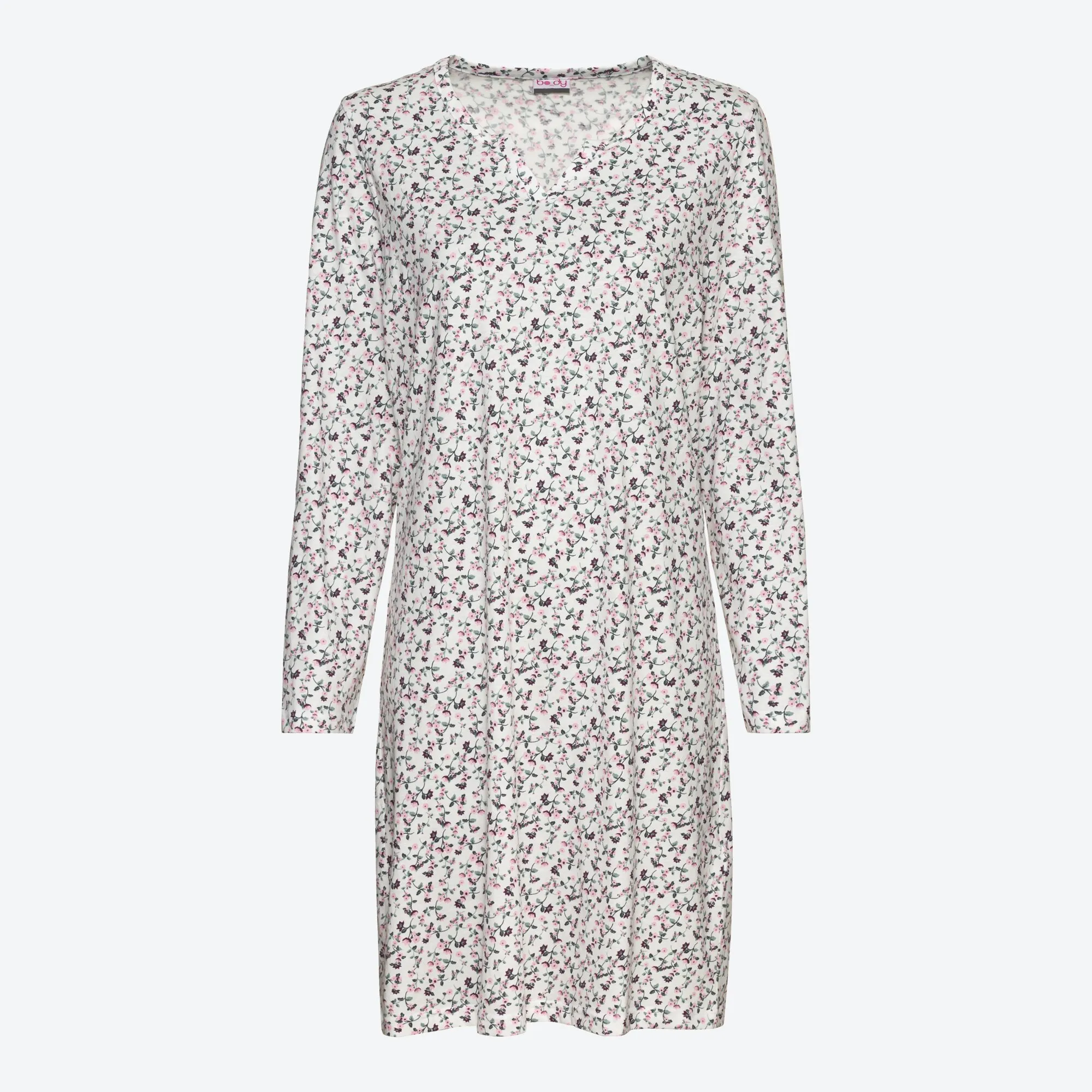 Damen-Nachthemd mit Blumenmuster