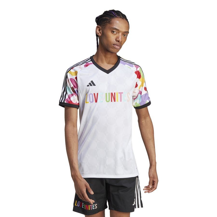 adidas T-shirt d'Entraînement Tiro Pride - Blanc/Multicolor